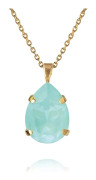 Caroline Svedbom - Mini Drop Necklace Gold Soft Mint