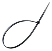Halsband 200x2,5mm svart per 100 på kort