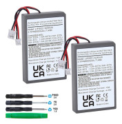 2x 2000mah Lip1522 Batteri för Sony PS4 PS4 Pro Dualshock 4 Cuh-zct1e Cuh-zct1h Cuh-zct1u Cuh-zct2 Cuh-zct2u Trådlös Kontroller