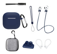 Marinblått 8-delars set för AirPods 4:e generationen