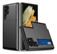 Samsung Galaxy S22 Ultra Skal Kortfack Svart