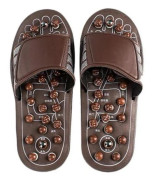 Fotakupunkturmassager, fotmassage tofflor, halkfria hemtofflor, lindrar plantar fasciit