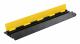 vidaXL Kabelskydd 4 st 2 kanaler gummi 101,5 cm Gul