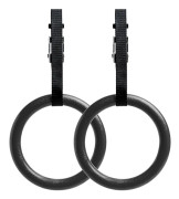 Gymnastikringar med Justerbara Remmar, Metallspännen & E-bok - Hemmagym (2-pack) - Halkfria - Perfekt för Träning, Styrketräning, Fitness
