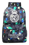 Graffiti Real Madrid Champions League Ryggsäck Fan Ryggsäck Student Skolväska Förvaringsväska-WELLNGS