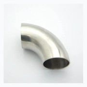 22mm YD 304 Rostfritt Stål Sanitär Svets 90 Graders Rörböj