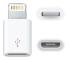 Micro-USB till Lightning Adapter - Vit Vit