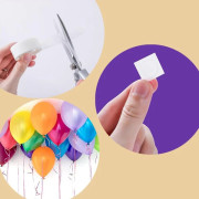 Limprickar Glue Dots Rulle 200 prickar - Självhäftande Hobbylim för Barn och Vuxna