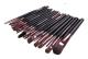20st Sminkborstar - makeup brushes - Roséguld Rosa guld