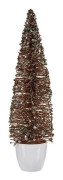 Julgran Stor 10 x 38 x 10 cm Mint Plast champagne