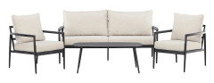 Venture Home - Taromina Loungeset - Svart - Loungemöbler - Från Homeroom