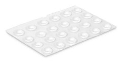 Dörrstopp Inofix 8 x 2,2 mm Skydd mot stötar 25 antal Transparent PVC