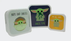 Set med 3 behållare Star Wars The Mandalorian The Child