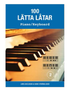 100 lätta låtar piano/keyboard 2 (häftad)
