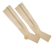 Wellys®GI-100303: Kompressionsstrumpor med dragkedja
