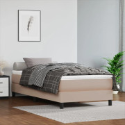 Sängram i konstläder - Stabil sängstomme för bättre sömn | Färg: Cappuccino | Storlek: 100x200 cm