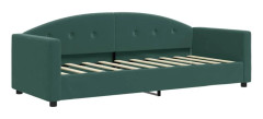 vidaXL Dagbädd mörkgrön 80x200 cm sammet