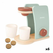 Leksak kaffebryggare Woomax 6 Delar (6 antal)