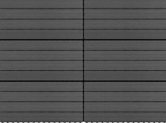 Markplattor 6 st WPC 60x30 cm 1,08 m² svart - Svart