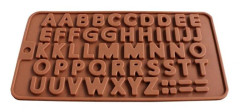 Chokladform, Bokstäver, Alfabetet - Isform, Pralinform Brun