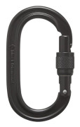Black Diamond Oval Keylock ScrwgtCarabiner Black