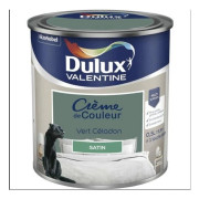 Målning - DULUX VALENTINE - Färgkräm - Celadongrön - Satin - 0,5L