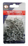 Riveter 100 assorterade