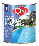 Pool paint - OXI - 0.5 L - Vit - Satin - Specifik - Dubbel lager