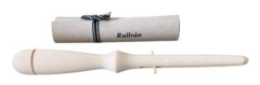 Rullrånspinne trä med recept 26 cm Spegels Natur beige