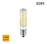 Rörformad LED-lampa - EDM - 4,5W E14 400lm 3200K Vit