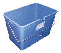 Målarbucket SAVY - 10 L - Med hällpip för rullar upp till 250 mm bred - Blå