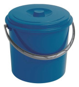 CURVER - Blå hink med lock, 12l