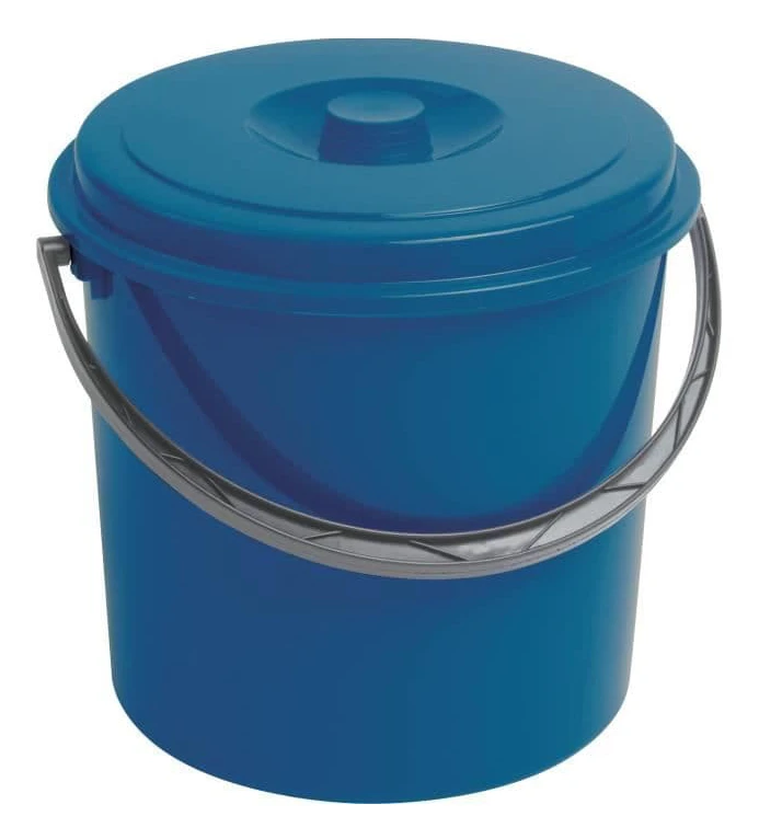 CURVER - Blå hink med lock, 12l