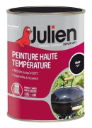 Högtemperaturfärg - JULIEN - 250 ml - Matt svart - Tål upp till 600°C - Lättanvänd