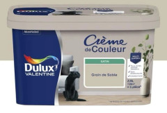 Målning - DULUX VALENTINE - Färgkräm - Satin - 2,5L - Akryl Beige