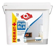 OXI Enkelskikts matt färg - 5 L - Vit