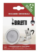 Bialetti 0800032, Kaffefilter, Bialetti, Moka Express, Dama, Moka Elettrika, Mini Express, Grå, Vit, Gjuten aluminium, Plast