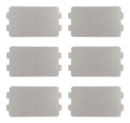 6 st Glimmerplatta Mikrovågsugn Vågledarskydd Glimmerplattor 6,4×11,7cm Mikrovågsugn Glimmerplatta Ark Ersättningsreparations Tillbehör