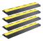 vidaXL Kabelskydd 4 st 2 kanaler gummi 101,5 cm Gul