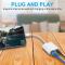 Lightning till RJ45 Ethernet-adapter med laddning för iPhone/iPad, Ethernet-telefonadapter, stödjer 10/100 Mbps höghastighet, systemkrav iOS 10.3.3