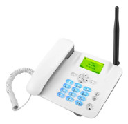 4G trådlös fast telefon stöd sladdlös telefon med SIM-kort Gsm 850/900/1800/1900Mhz med väckarklocka radioantenn SMS-funktion för hem
