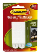 Command Bildstrips (4-pack) Stor Vit