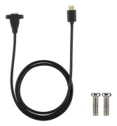 HDMI Hane till Hona Höghastighets Skruv Panelmonterings Förlängningskabel med Fästhål (1,2M)