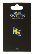 Pin Brosch Souvenir Sverige Flagga multifärg