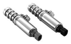 2 st Kamaxelpositionsstyrventiler för insug och avgassystem, kompatibla med HHR 2.0L 2.2L silver