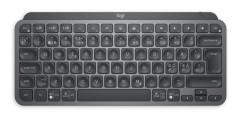 Logitech MX Keys Minimalist Wireless Illuminated Keyboard - Tangentbord - trådlös - Graphite - 2.4 GHz - Nordic