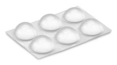Dörrstopp Inofix 16 x 7,9 mm 6 antal Skydd mot stötar Transparent PVC