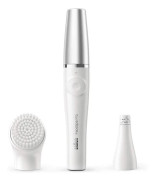 BRAUN FaceSpa Pro 910 ansiktsepilator - Uppladdningsbar - Vit och silver