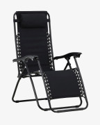 Venture Home - Vulcano solstol 2-pack - Svart - Positionsstolar - Från Homeroom