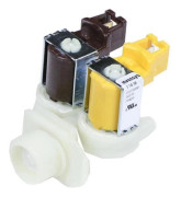 Elektroventil 2-vägs 180° - SOS Accessoire - 00086311 - Kompatibel med tvättmaskiner BEKO, BOSCH, BRANDT